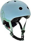 Scoot & Ride Kinder Fahrradhelm, Steel, 45 bis 51cm