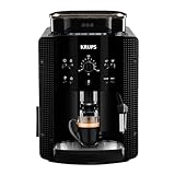Krups Roma Kaffeevollautomat mit langlebiger Metall-Brühgruppe, Espresso, Cappuccino & Kaffee auf Knopfdruck, 1,7 l Tank, 3 Temperaturstufen und Mahlgradeinstellungen, automatische Kaffeemaschine