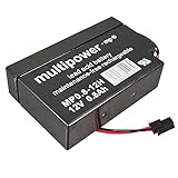 Multipower Bleiakku MP0.8-12H Heim und Haus 12 Volt 800mAh Kabel mit AMP-Buchse
