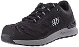 Skechers Herren Bulklin Bragoo Sneaker, Black Kpu Mesh, 45 EU