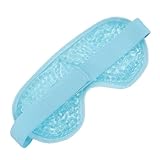 WEKAMOS Kühlende und Wärmende Gel augenmaske für Schlaf und Entspannung Wiederverwendbare Augenkompresse gegen Schmerzen und Kopfschmerzen Elastisch und Bequem Geeignet für Mädchen und