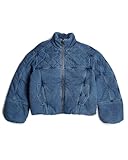 G-Star RAW Women's Padded Cocoon Bomber, Blau (faded indigo shield D25343-D759-G851), XXL