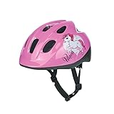 POLISPORT 8740400021 - Junior Unicorn Fahrradhelm für Kinder verstellbar Grösse S (52-56cm) mit CE-Zertifizierung für Radfahren Skateboarding Skating in Farbe Pinke