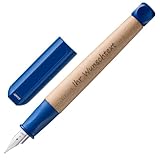 Lamy Füllfederhalter ABC Modell 09, Farbe blau, inkl. Laser-Gravur (Feder A (Schreibanfänger))