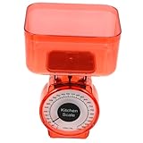 Ciieeo Küchenwaage Präzise Lebensmittelskala aus Kunststoff mit Großem Behälter Kompakt für Backen und Diät Batterien Nötig Farbe Zufällig