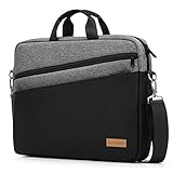 bagasin Laptoptasche Laptop Aktentasche Passt bis zu 15 15,6 16 Zoll Laptop Erweiterbare Wasserdichte Schultertasche Umhängetasche Tragetasche Notebooktasche PC Computer Tasche