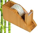 WEDO 61907, Klebefilm-Abroller aus Bambusholz