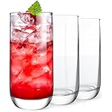 KONZEPT Gläser Set 12 teilig, 300 ml - Kristallklare Trinkgläser, verstärkter Boden – EU-Produktion, spülmaschinenfest, bleifrei – ideal für Wasser, Saft & Eisgetränke