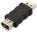 CABLEPELADO Firewire-Adapter, IEEE 1394, 6-polige Buchse auf USB-Stecker, geeignet für die Konvertierung von IEEE 1394 Firewire 6-poliger USB-Anschluss