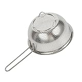 FONDOTIN Abtropfsieb Küchensieb für Gemüse Obst und Reis Robustes Lebensmittel Sieb mit Optimaler Drainage für Indoor und Outdoor Nutzung