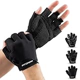 Fitgriff® Trainingshandschuhe für Damen und Herren - Fitness Handschuhe für Krafttraining, Kraftsport, Training, Gym, Workout, Lifting Gloves (Black, 9)