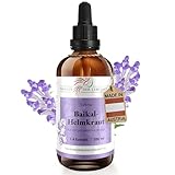 Baikal-Helmkraut Tinktur 100ml | Scutellaria baicalensis Tropfen (1:4 Extrakt) | Höchste Qualität aus Österreich | Veganes Nahrungsergänzungsmittel ohne Zusatzstoffe | Siberisches Helmkraut