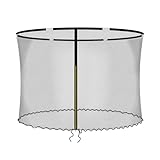 Baunsal® Trampolin Sicherheitsnetz Ø 244 cm (FGIS) für 6 Netzstangen Netzhöhe 180 cm Ersatzteile Netz Schutznetz Kindertrampolin Ersatznetz Gartentrampolin Outdoor