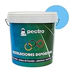 PECTRO Schwimmbadfarbe für Becken 4L - Beton Poolfarbe für Zement - Verhindert Algenbildung - Schwimmbeckenfarbe (Ozeanblaue)