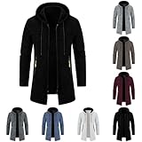 Warehouse Deal Regenjacke Herren Mantel Herren Beige Akatsuki Mantel Jeansjacke Herren Herren-Jacken Motorrad Lederjacke Herren Mantel Herren Schwarz Xxl