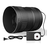 FanGoFast Rohrventilator 150 mm Regelbar, 587m³/h Inline-Rohrlüfter mit EU-Stecker, Abluftventilator mit Variabler Drehzahlregelung für Wintergärten,Growzelte,Keller, Küche