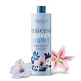 Jean & Len Universalwaschmittel Wasserlilie & Hibiskus, Fasertiefe Reinigung, mit Fleck-Weg-Effekt, mit pflanzenbasierten Tensiden, ohne Mikroplastik & künstliche Farbstoffe, Waschmittel vegan, 1 L
