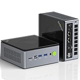 GMKtec Mini PC Gaming, M7 PRO AMD Ryzen 7 6850H (8C/16T 4.70Ghz) Dual NIC LAN 2.5G Desktop Computer Windows 11 Pro, 32GB DDR5 RAM + 2TB Festplatte PCle SSD, Dual USB4, HDMI 2.1, USB-C