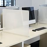 GLMGBP Sichtschutzwand für Schreibtische – Akustische Trennwand mit Spuckschutz für Homeoffice, Bibliothek und Klassenzimmer – Geräuschreduzierung – Steigerung von Konzentration und Produktivität
