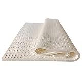 „Extrafester Matratzentopper aus 100% Naturlatex – Druckentlastung für Schultern, Hüften, Rücken und Knie – 2,5 cm dick, 120 x 190 cm – Ultimativer Komfort und Halt“