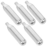 BESPORTBLE 12g Co2 Unterwasser Gastank 5 Stück Explosionssicherer Einweg Co2 Tank für Schwimmen und Wassersport Hitzebeständig Kompakt mit Praktischem Tauchen Zubehör