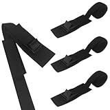 Rseuphiee 4 X 40cm Kurze Spanngurte, Befestigungsgurte Befestigungsriemen für Fahrrad, Zinklegierung Schnappverschluss Spanngurt, Verstellbare Befestigungsgurt, für Fahrrad, Sackkarre, Motorrad