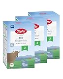 Töpfer Bio Folgemilch 3 - 3 x 600g Milchpulver - Babynahrung als Anschluss an das Stillen / zur Beikost – ab dem 10. Monat. - Mit Bio-Milch aus dem Allgäu