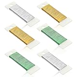 6 Rollen Basteldraht Dünn Set 0,35mm x 300m Draht zum Basteln Schmuckdraht Basteldraht Wickeldraht Blumendraht für Floristik Schmuckherstellung Bastelarbeiten Blumenstrauß (Jede Rolle 50m)