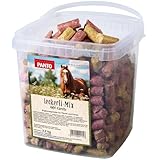 PANTO Leckerli Mix für Pferde Apfel & Karotte 3,2 kg – leckere Belohnung für Pferde und Ponys in Pelletform, Zwei Sorten Pferdeleckerlis, Pferdefutter Ergänzung