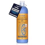 LICARGO Premium Reifenglanz Gel (500ml) - Tiefschwarze Reifen Dank Intensiver Reifenpflege - Reifen Glanz schützt Gummi & Reifen - lösemittelfreies Reifenglanzspray auf Wasserbasis