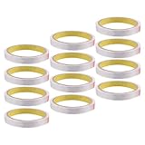 Cabilock 12 Stück Teiliges Transparentes Packband Breit Lang Langlebiges Bopp material Vielseitiges Beutelverschlussklebeband für Lebensmittel Blumen Industrie Effiziente Verpackung und