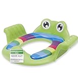 𝗔𝗗𝗥𝗜𝗔𝗡𝗢 𝗣𝗢𝗥𝗖𝗔𝗥𝗢 I Toilettensitz Kinder - Kinderfreundliches Frosch-Design I Kinder Toilettensitz mit Spritzschutz I Easy zu installieren - passend für alle Toilettenformen I Grün