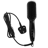 NOLITOY Elektrischer Bartglätter mit LCD Display Temperaturstufen Hitzebeständiges Design Dichte Zähnekämme Vielseitiger Haarglätter für Bart und Haare für Zuhause und Reisen