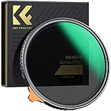 K&F Concept Nano-X True Color Variabler ND Filter 82mm Graufilter ND2-32(1-5 Blendenstufen) Neutral Graufilter