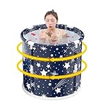 Tragbare Badewanne, zusammenklappbare Whirlpool-Badewanne für drinnen und draußen, freistehende Badewanne, Sportler, kalte Spa-Wanne, faltbare Wanne für heißes Bad, Eisbad, Spa-Wanne für kleine Räume