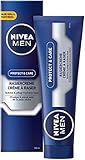 NIVEA MEN Protect & Care Rasiercreme (100 ml), mit cremigem Schaum für eine sanfte Rasur, hautschonende Rasiercreme für Herren