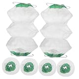 Veemoon 6Stücke Laternenmäntel Robuste Netzabdeckungen für Gaslaternen für Innen und Außenbereiche Einfache Montage Gleichmäßige Lichtstreuung Hohe