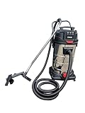 DeTec. Industriesauger 3000W Nass- Trockensauger 100L Schmutzbehälter Industriestaubsauger Gewerbe Staubsauger Nasssauger (3000W)