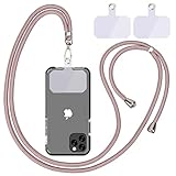 Linkbro Handykette universal£¬Mobile Phone Chain for Hanging£¬Zum Umh?ngen um den Hals Universal-Handy mit Pad Handy-Umh?ngeband£¬Einstellbar und abnehmbar.£¨Ros¨¦Gold£©¡­