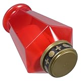 PartyKindom Flammenlose LED Grabkerze mit Jesus Kreuz Wetterfeste Dekoration für Garten Friedhof und Realistische Wirkung Sicher und Langlebig ohne Brandgefahr