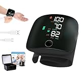Hojalis Blutdruckmessgerät Handgelenk, Digitales Handgelenk-Blutdruckmessgerät Mit Lcd-Bildschirm, Automatische Handgelenk Blutdruckmessgeräte mit2×99 Speicherplätze (Englische)