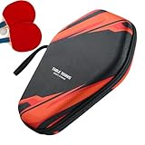 Siuwddee Tischtennis Taschen & Hüllen,Hartschalen Tischtennisschläger Etui,Sicherer Aufbewahrungsbehälter Organizer Tasche | Für Freunde Familie Enthusiasten Anfänger Profis Training Indoor Outdoor