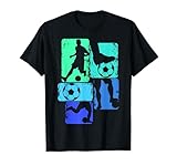 Fußballer Fußball Fußballspieler Jungen Kinder T-Shirt