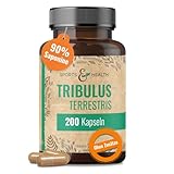 Tribulus Terrestris hochdosiert – 200 Kapseln – 90% Saponine – Vegan – Frei von Zusatzstoffen