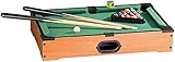 Playtastic Billiard: Mini Billardtisch mit 2 Queues & 16 Kugeln (Mini Billiard, Mini Billiardtisch, Billard)