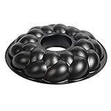 Original Kaiser Hefezopf Backform Kranz 32 cm, antihaftbeschichtet, Backform Ostern, praktischer Griffrand, leichtes Verzieren, Schwarz