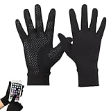 Touchscreen Handschuhe Dünne Warme Liner Winter Thermo Winterhandschuhe Softshell Handschuhe Laufhandschuhe Herren Damen Sporthandschuhe Touchscreen Winterhandschuhe für Laufen, Fahren, Radfahren (L)