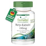 Fairvital | Kelp Tabletten - 250 Tabletten - 150mcg natürliches Jod aus Braunalgen Extrakt - HOCHDOSIERT - Vegan