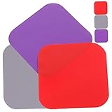 SOLUSTRE 6 Stück Flaschenöffnungsmatte aus Gummi Senior Greiferöffner Glasöffner-Pad Flaschenmatte Glasdeckelöffner-Greiferauflage Gummi -Untersetzer Glas-Greifer-Pads