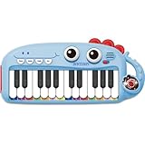 Bontempi | PlayKeys: 24-Tasten-Spielzeug für kleine Musiker, Blau, 300x140x40 mm